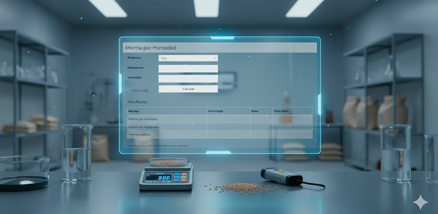 Cálculo merma Humedad
